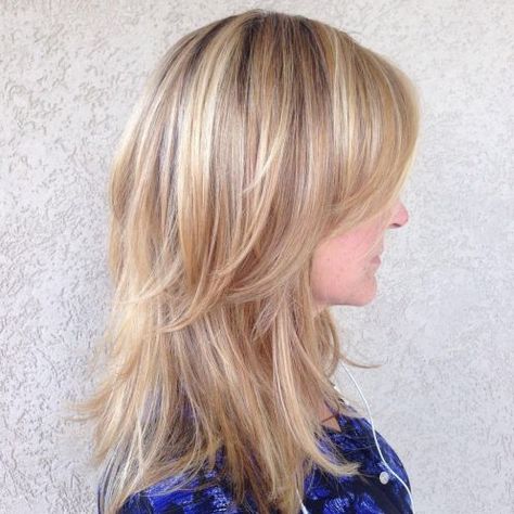 Medium Layered Haircuts, Medium Length Hair With Layers, Balayage Blonde, Shoulder Length Hair Cuts, Diane Kruger, Blonde Bobs, Haircuts For Fine Hair, Medium Hair Cuts, Shoulder Length Hair