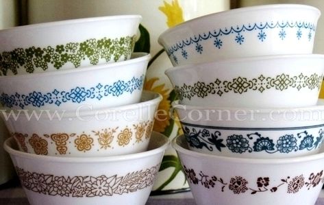 Link to Web archive of Corell Corner Vintage Corelle Patterns, Corner Pattern, Corelle Patterns, Corelle Dishes, Corelle Dinnerware, Vintage Corelle, Web Archive, Vintage Dishware, Pyrex Bowls