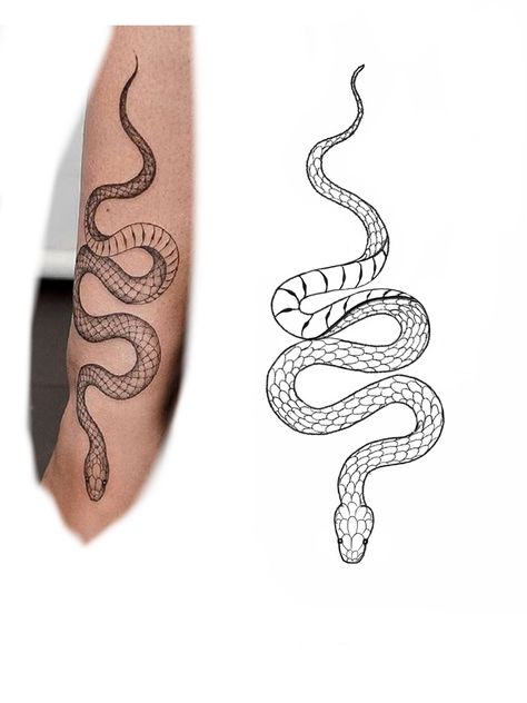 King Cobra Tattoo, Cobra Tattoo, Snake Tattoo Design, Muster Tattoos, Tattoo Feminina, Snake Tattoo, Arm Tattoos, Dope Tattoos, Simplistic Tattoos