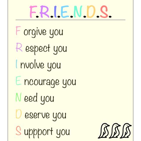 Print this out for yourself, or for your little ones, to remember what FRIENDS stands for Friends That Become Family, What Does Friends Stand For, When Friends Become Family, Friends Are More Important Than Family, Rules For Family After Birth, New Family Member Baby Quotes, Love Poem For Her, Parenting Help, Mommy Blog