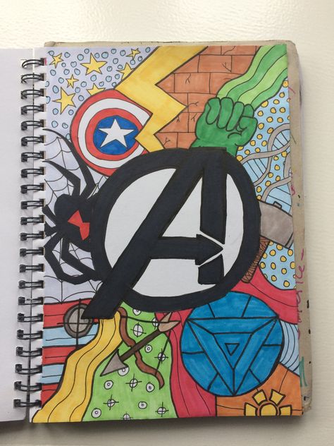 Avengers Doodle, Drawing Ideas Marvel, Avengers Painting, Marvel Art Drawings, Avengers Drawings, Marvel Paintings, Avengers Art, Marvel Drawings, Marvel Artwork