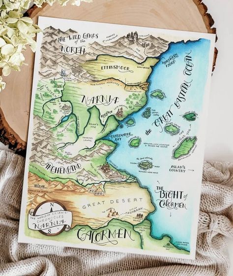 Narnia Map, Map Of Narnia, Courage Dear Heart, Chronicles Of Narnia, Narnia, Book Series, Get Over It, Map