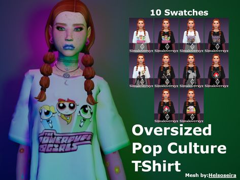 Sims 4 Custom Content by LonelyGravesCC also known as Simsloverxyz Sims 4 Patreon, Sims 4 Anime, Sims Builds, Cc Clothes, I M, Pop Culture Tshirts, Sims 4 Dresses, Sims 4 Characters, Sims 4 Mm