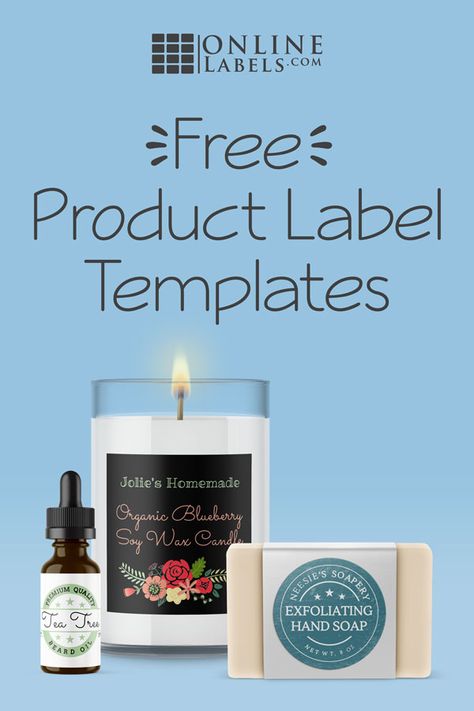 Product label templates that can be personalized. Free Candle Labels, Craft Labels, Candle Labels Printable, Label Produk, Labels Printables Free Templates, Diy Candle Labels, Wine Label Template, Printable Label Templates, Free Label Templates