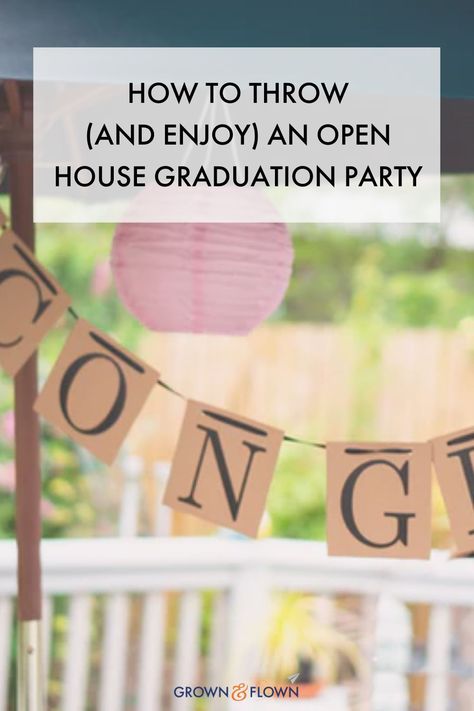 A good open house party is a leisurely stretch of time with people coming and going as they please, with a serve yourself bar, an array of (mostly) room temperature food, and a relaxed atmosphere. Here’s how to do it. #graduationparty #grad #party #openhouse #partyideas #partydecorations #college #student #highschool Open House Graduation Party Ideas, Senior Open House Ideas, Serve Yourself Bar, Graduation Open House Ideas, Open House Ideas For Seniors, Open House Ideas, Graduation Open House, Graduation Activities, Open House Party