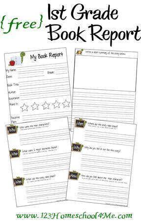 Download these free 1st grade book report printables at 123 Homeschool 4 Me. Find more free homeschool printables here! First Grade Book Report, 1st Grade Book Report, Book Report Template, 1st Grade Books, First Grade Books, 123 Homeschool 4 Me, Book Reports, Homeschool Writing, 1st Grade Writing