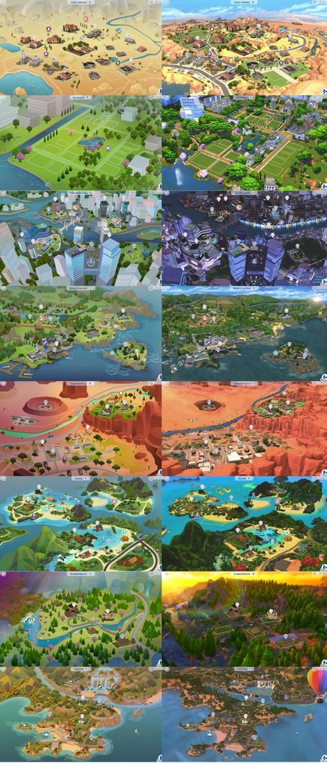 My Map, Sims 4 Game, The Sims4, Sims Mods, Sims 4 Cc, Sims 4 Mods, Sims Cc, I Am Game, City Map