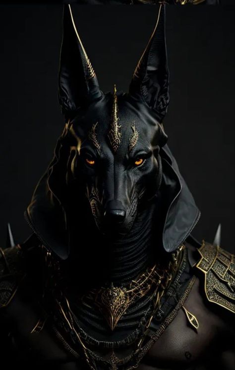 Anubis Fantasy Art, Egypt Gods Art, Anubis Wallpaper, Anubis Aesthetic, Psalm 101, 91 Psalm, Anubis Dog, Anubis Art, Divine Warrior