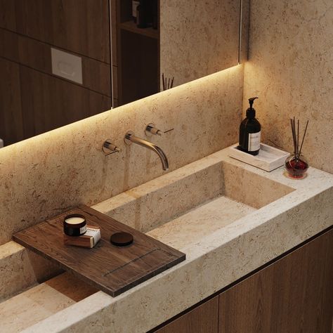 Biophilic Design, The Bathroom, Bathroom Sink, Soap, Mirror, Design