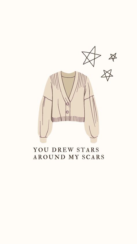 Afterglow Tattoo, Cardigan Tattoo, Cardigan Drawing, Drawing Taylor Swift, Folklore Wallpaper, Taylor Swift Drawing, Taylor Swift Tattoo, Taylor Lyrics, Taylor Swift Posters