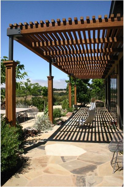 Building an outdoor living structure can increase both the aesthetics and commercial value of your home. There is nothing better than having a comfortable outdoor place where you can enjoy some quality outdoor time with your friends and family when all away from work. Pergola Modern, Pergola Diy, Patio Pergola, Contemporary Patio, Modern Pergola, Pergola Attached To House, Metal Pergola, Pergola Design, Pergola Canopy