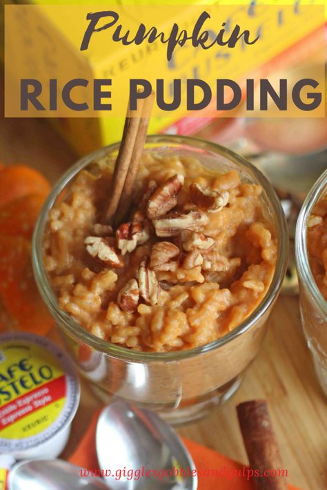 Pumpkin Rice Pudding, Warm Rice Pudding, Classic Rice Pudding, Pumpkin Rice Pudding Recipe, Pumpkin Spice Rice Pudding, Rice Pudding With Cooked Rice Custard, Rice Pudding With Arborio Rice, Best Rice Pudding Recipe, Banana And Rice