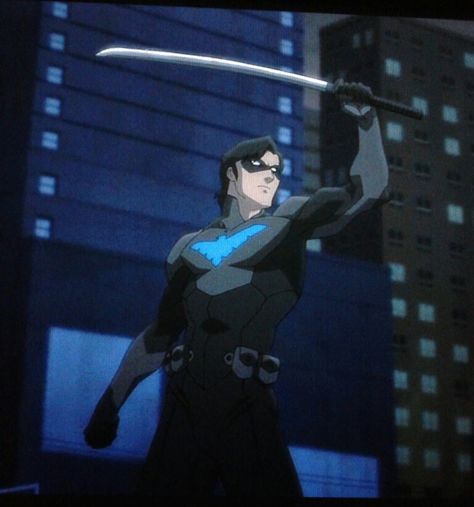 Nightwing Animated, Nightwing Future State, Nightwing Leaping Into The Light, Nightwing Acrobatics, Dickgrayson Nightwing, Son Of Batman, Bat Family, Nightwing, Bat