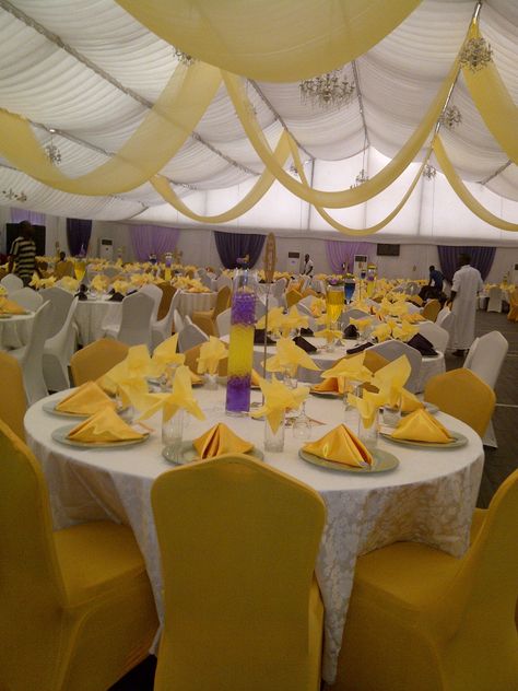 Wedding reception. Lagos. Nigeria Wedding Hall Decorations In Nigeria, Wedding Decorations Nigeria, Nigerian Wedding Decorations, Wedding Reception Hall Decorations, Reception Hall Decorations, Nigerian Wedding Reception, Marriage Hall Decoration, Outdoor Wedding Reception Decorations, Wedding Reception Hall