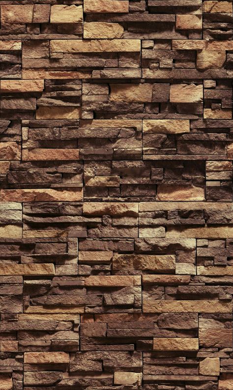 Wall Brick Design Outdoor, Wall Wood Texture, Stone Brick Texture, Brown Stone Texture, Stone Wall Wallpaper, Wall Cladding Texture, Stone Cladding Texture, Cladding Texture, Brick Wall Texture