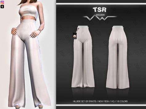 The Sims Resource - Hillside SET-129 (PANTS) BD472 Sims 4 Tsr, Die Sims 4, The Sims 4 Pc, Pelo Sims, The Sims 4 Packs, Sims 4 Cc Skin, Sims 4 Expansions, Tumblr Sims 4, Sims 4 Teen