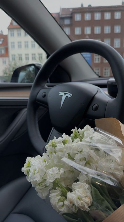 Tesla Aesthetic Girl, Copenhagen Aesthetic, Tesla Interior, Vision Board Pics, Car Life Hacks, Southern Maine, Car Dealerships, Vision Board Images, New Tesla