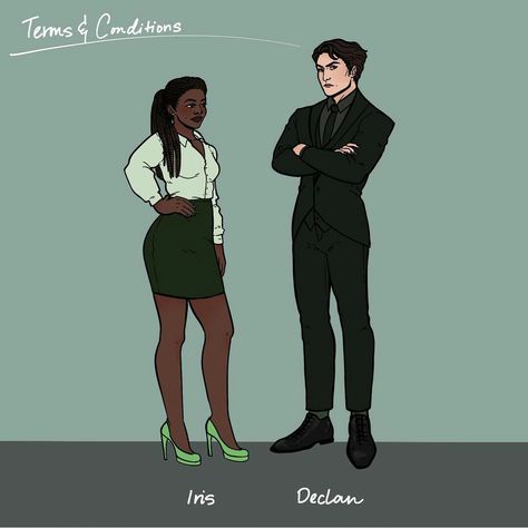 The Fine Print Lauren Asher Fan Art, Declan And Iris Fanart, Dreamland Billionaires Fanart, The Dreamland Billionaires, Terms And Conditions Fanart, The Fine Print Fanart, Iris And Declan, Declan And Iris, Kane Brothers