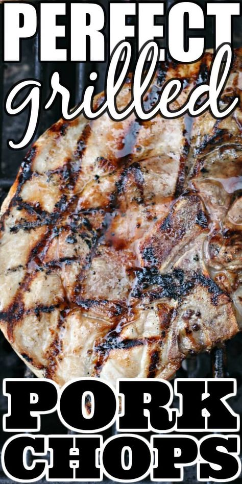 EASY GRILLED PORK CHOP RECIPE Pork Steak Recipes, Pulled Pork Chili Recipe, 10 Minute Dinner, Pork Chili Recipe, Grilled Pork Steaks, Summertime Food, Pork Steak Recipe, Pork Chop Recipes Grilled, Easy Baked Pork Chops