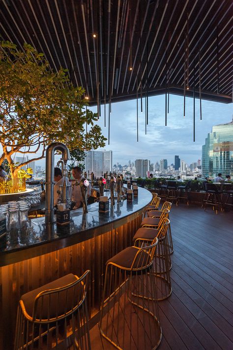 Tassana Nakorn Terrace Bar at Iconsiam, Bangkok | PIA Interior Company Limited