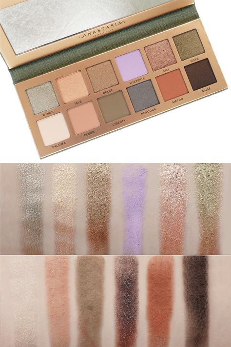 Anastasia Beverly Hills Nouveau, Eye Makeup Products, Brow Products, Eye Brow, Eyeshadow Primer, Makeup Swatches, Eye Shadow Palette, Eye Shadows, Makeup Reviews