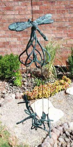 • This wind chime is approximately 26.5" Tall from the base to the top of the hanger.• The wind chime dragonfly top part is 5 5/8" by 5.5" wide and deep.• It is made of Aluminum Metal, hand painted and polished. Color Tone May Vary from pictures.• This beautiful windchime focuses on the insect dragonfly. Dragonflies are respected by most cultures in the world as a symbol of power, poise, maturity and depth of character. This windchime reminds us of these qualities that we ought to possess while Twilight Dragon, Garden Dragonfly, Dragonfly Wind Chime, Wind Chimes For Sale, Wind Chimes Sound, Wind Chime Parts, Wind Chimes Craft, Trend Ideas, Dragonfly Decor