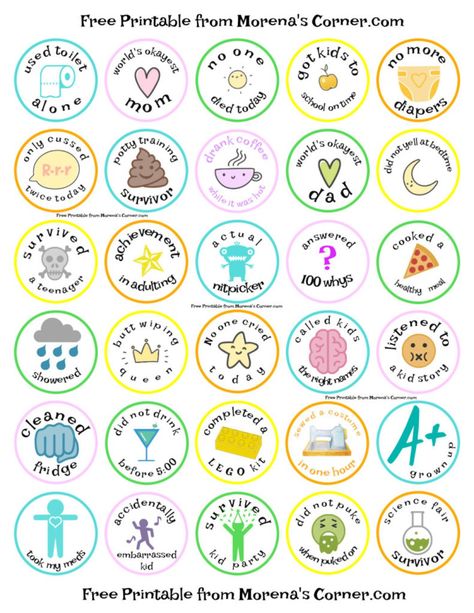 Print merit badges for parents. Adulting Merit Badges, Merit Badges For Adults, Badges Diy, Babysitting Activities, Adult Stickers, Scout Badges, Kids C, Merit Badge, Embroidered Badges