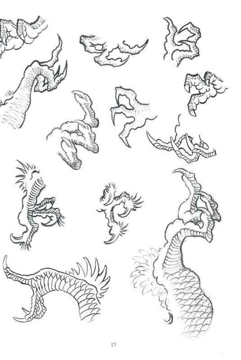 Dragon Claws Claws Tattoo, Dragon Claws, Claw Tattoo, Mouth Tattoo, Traditional Dragon, Art Vampire, Dengeki Daisy, Japanese Dragon Tattoos, Fu Dog