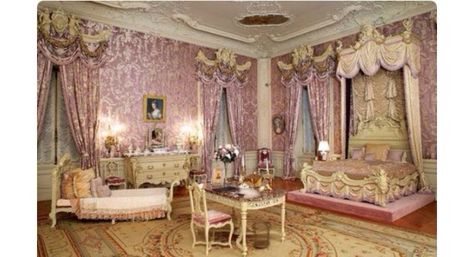 . Alva Vanderbilt, Rococo Interior, Royal Bedroom, Marble House, New England Homes, W Hotel, Rococo Style, House And Home Magazine, Beautiful Bedrooms