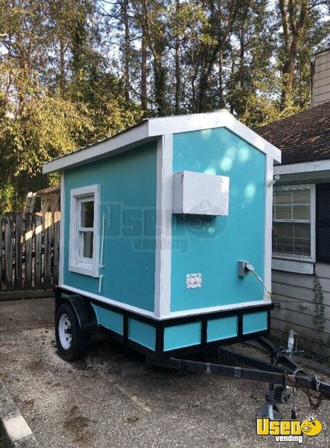 Ice Truck, Food Concession Trailer, Concession Trailer For Sale, Food Trailer For Sale, Food Trailers, Trailer Diy, Commercial Kitchen Equipment, Concession Trailer, Window Unit