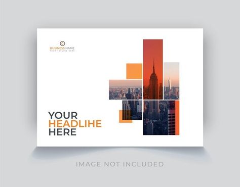 Premium Vector | Vector vector corporate book cover horizontal design Corporate Booklet Design Layout, Image Layout Design Templates, Brochure Back Cover, Horizontal Book Cover, Report Covers Design, Poster Horizontal Design, Cover Brochure Design, Horizontal Graphic Design, Horizontal Book Design