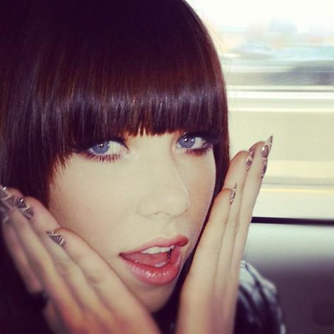 Carly Rae. Carly Rae Jepson, Lacquer Nails, Carly Rae Jepsen, Fav Celebrities, New Nail Designs, Pop Artist, Grow Out, The Boy, Hair And Makeup