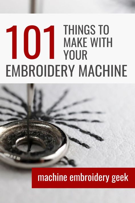 101 things to machine embroidery Machine Embroidery Basics, Best Knitting Patterns, Janome Embroidery Machine, Machine Embroidery Gifts, Brother Embroidery Design, Embroidering Machine, Machine Embroidery Designs Projects, Free Machine Embroidery Designs Patterns, Machine Embroidery Tutorials