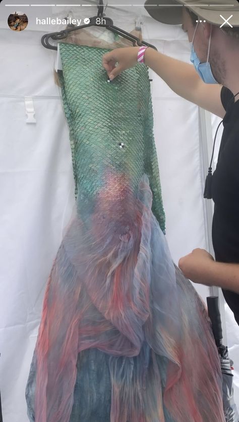 The Little Mermaid 2023, Little Mermaid 2023, Realistic Mermaid Tails, Mermaid Tail Costume, Realistic Mermaid, Mermaid Halloween Costumes, Colleen Atwood, Ariel Costumes, Ariel Doll