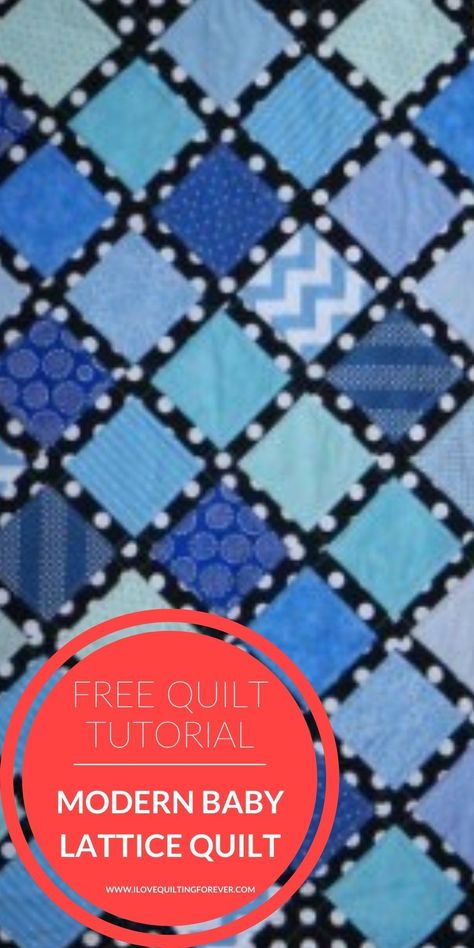 Free Quilt Tutorials, Lattice Quilt, How To Quilt, Scrap Quilt Patterns, Quilt Tutorial, Beginner Quilt Patterns, Scrap Quilt, Free Quilt Patterns, Pattern Modern