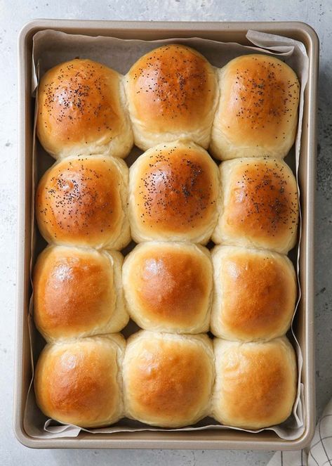 Homemade Sandwich, Slider and Burger Buns | Red Star® Yeast Slider Buns Recipe, Homemade Slider Buns, Sandwich Rolls Recipe, Homemade Sliders, Cold Cut Sandwich, Red Star Yeast, Quick Rolls, Sandwich Rolls, Slider Rolls