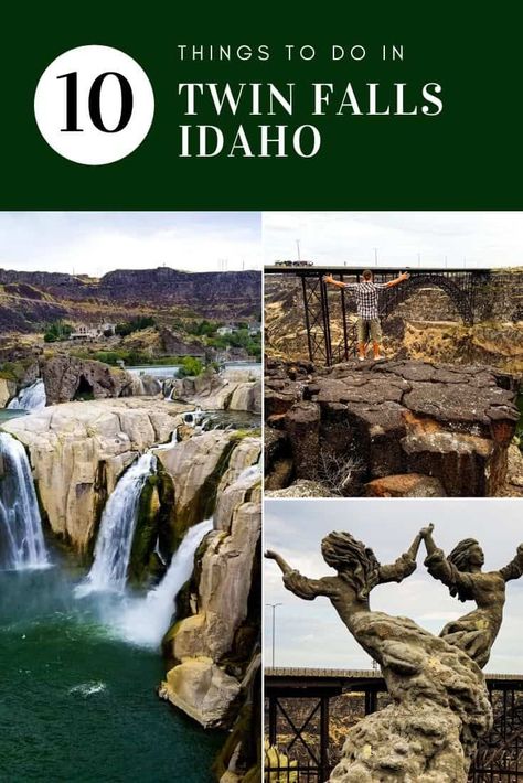 Twin Falls Idaho is best known for the Shoshone Falls (aka Niagara of the West) and the dramatic Snake River Canyon. However, there are so many more things to do in Twin Falls Idaho. Click through for waterfalls, hikes, trails, adventure and places to eat and stay in Twin Falls via@livedreamdiscov #twinfallsidaho Shoshone Falls Idaho Waterfalls, Shoshone Falls, Dru Hill, Snake River Canyon, Explore Idaho, Idaho Adventure, Twin Falls Idaho, Idaho Travel, Niagara Falls Ontario