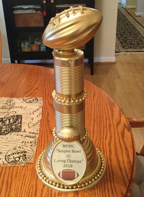 Create trophies for best dressed awards. Homemade Awards Ideas, Candy Trophy Ideas, Fantasy Football Trophy Diy, Candy Trophy, Diy Trophy Ideas, Homemade Trophy, Homemade Trophies, Funny Trophies, Hockey Trophy