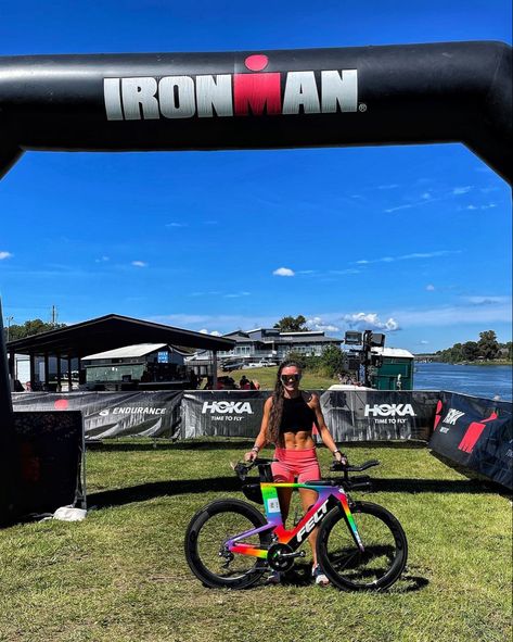 Repost @amandakenny87 - I’m racked and ready to race! 🙌 Ironman 70.3 Augusta is happening, my 3rd time racing this 70.3 in Augusta and my 13th Ironman event 🏅Send some prayers and good luck my way if you can! 🙏🍀 #ironman703augusta #703augusta #halfironman Ironman 70.3, Iron Man Triathlon, Ironman Race, Ironman Triathlon Training, Iron Man Race, Half Ironman, Ready To Race, Sporty Girl, Ironman Triathlon