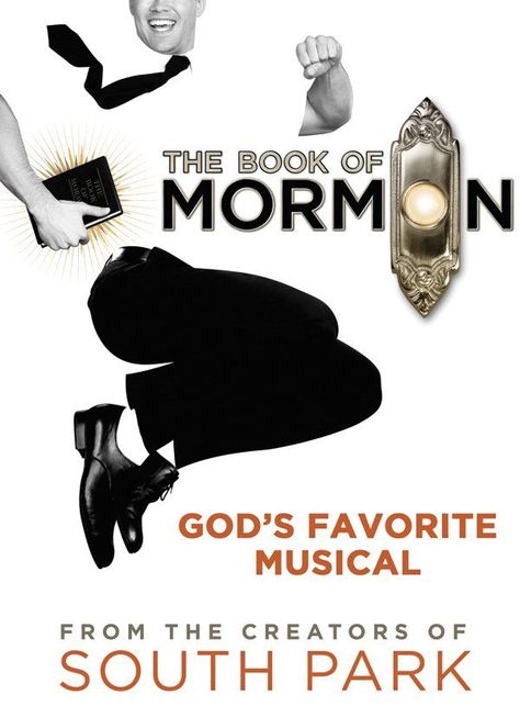 The Book of Mormon, theatre poster Curtains The Musical, The Book Of Mormon Musical, Matt Stone And Trey Parker, Book Of Mormon Broadway, Book Of Mormon Musical, Dr Book, Trey Parker, Matt Stone, Magical Book