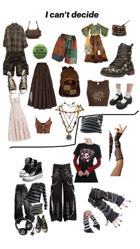 Feral Aesthetic Outfit, Earthbound Outfits, Whimsy Clothes, Feral Aesthetic, Goblin Grunge, Wishlist Aesthetic, Converse Ideas, Getting Bullied, Cute School Fits