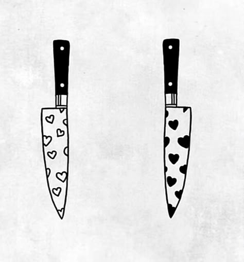 Flash Matching Tattoos, Matching Tattoos Sketch, Matching Valentines Tattoos, Small Valentines Tattoo, Heart Handcuff Tattoo, Valentine Flash Tattoo, Matching Flash Tattoos, Cute Knife Tattoo, Valentines Tattoo Designs