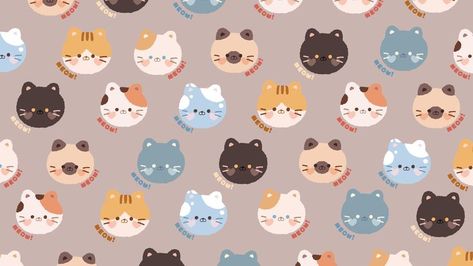 Cat Pictures Wallpaper, Pattern Desktop Wallpaper, All Background, Wallpaper Organizer, Cats Pattern, Wallpapers Pc, Ipad Stuff, Black Cat Lover, Desktop Wallpaper Organizer