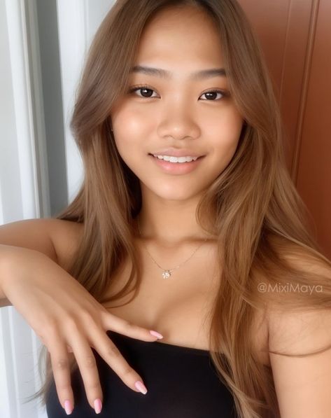 Beautiful Asian woman with cute smile 💕 #pinay #filipina #asiangirl #beautifulgirl #asianwoman #beautifulwoman #prettyface #asiangirls #cutegirl #prettygirls Filipina Selfie, Tan Asian, Filipino Girl, Cute Smile, Character Ideas, Puerto Rican, Pretty Selfies, Pretty Face, Aesthetic Girl