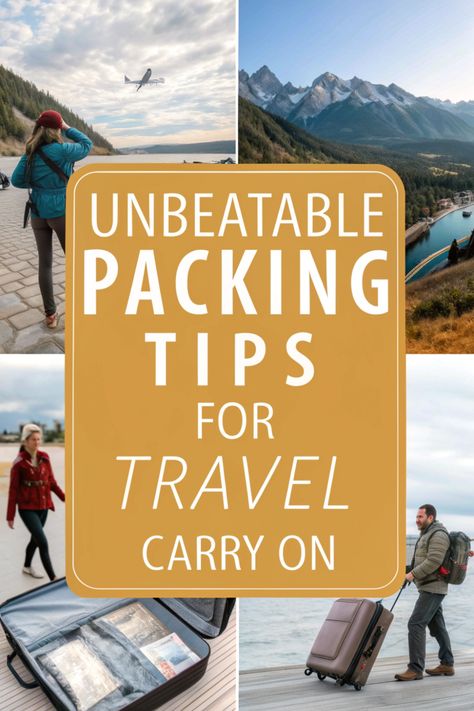 ✈️ Tired of checked luggage fees? 🧳 Discover unbeatable packing tips for traveling with just a carry-on! 🎒 Learn how to maximize space, pack essential items, and breeze through airport security. 🚀 Travel light and make your journey smoother than ever! 🌐 #CarryOnPacking #TravelLight #PackingHacks Backpack Carry On Packing Lists, Carryon Packing, Travel Backpack Carry On, Best Carry On Bag, Ultimate Packing List, Packing Hacks, Travel Tickets, Carry On Packing, Packing Essentials