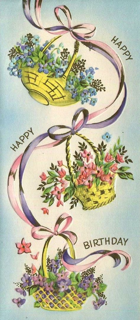 Vintage Happy Birthday, Happy Birthday Mother, Happy Birthday Vintage, Women Money, Vintage Birthday Cards, Happy Birthday Brother, Birthday Cards For Women, Birthday Toys, Happy Meal Mcdonalds