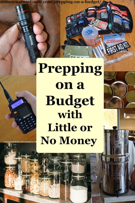 Prepping on a budget is possible, even if you don’t have a lot of time and money.  Like most projects, you can stretch your cash farther with the right mindset and some determination. Prepping On A Budget, Emergency Preparedness Food Storage, Survival Skills Emergency Preparedness, Emergency Preparedness Food, Emergency Survival Kit, Emergency Preparedness Kit, Survival Skills Life Hacks, Homesteading Skills, Right Mindset