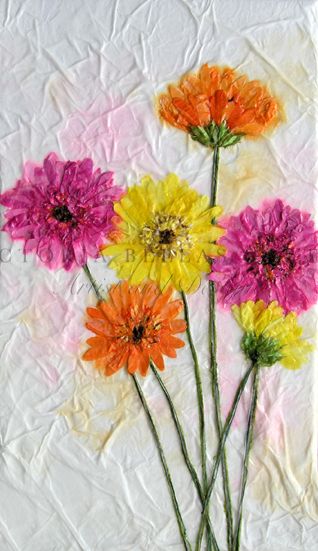 Tissue Paper Collage Art Ideas, Collage With Tissue Paper, Wet Tissue Paper Art, Tom Holtz, Tissue Paper Collage, Tissue Art, Tissue Paper Painting, Fruit Collage, Simple Paper Flower