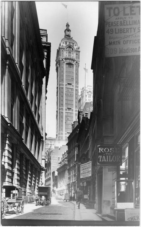 City Hall Nyc, Tallest Building In The World, History Of Architecture, New York City Buildings, Chicago History Museum, Penn Station, Vintage Architecture, New York Photos, Lower Manhattan