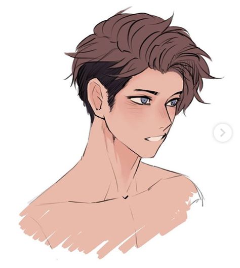 Boy Hair Drawing, Drawing Male Hair, الفن الرقمي, Hair Sketch, Anime Hair, Guy Drawing, Character Design Male, Male Art, How To Draw Hair